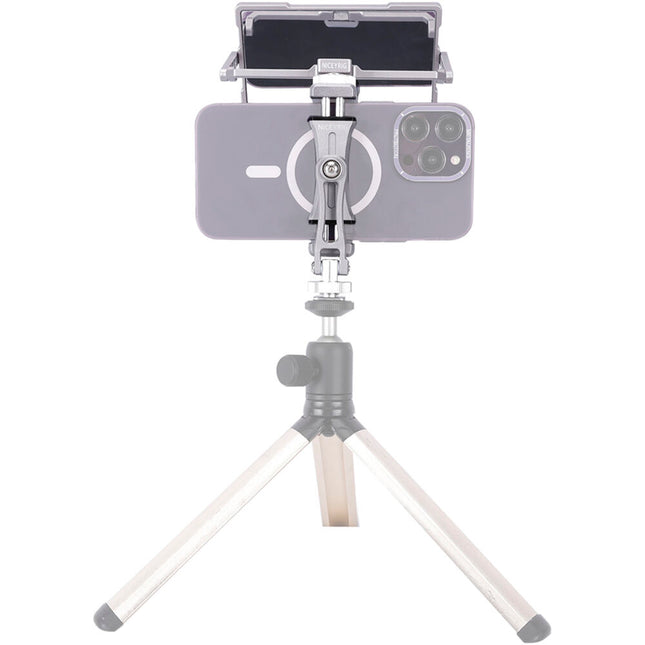 Soporte de aluminio Niceyrig para smartphone con espejo giratorio 5.5 a 7 pulgadas