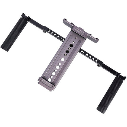 Niceyrig Soporte Plegable para Tablet con Doble Empuñadura 7.9 a 10.5 Pulgadas 4 Monturas Cold Shoe