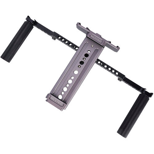 Niceyrig Soporte Plegable para Tablet con Doble Empuñadura 7.9 a 10.5 Pulgadas 4 Monturas Cold Shoe