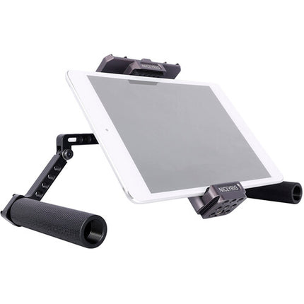 Niceyrig Soporte Plegable para Tablet con Doble Empuñadura 7.9 a 10.5 Pulgadas 4 Monturas Cold Shoe