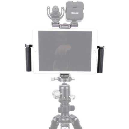 Niceyrig Soporte Plegable para Tablet con Doble Empuñadura 7.9 a 10.5 Pulgadas 4 Monturas Cold Shoe