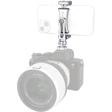 Niceyrig Soporte de Aluminio para Smartphone 5.5 a 7 Pulgadas Rotación 360°