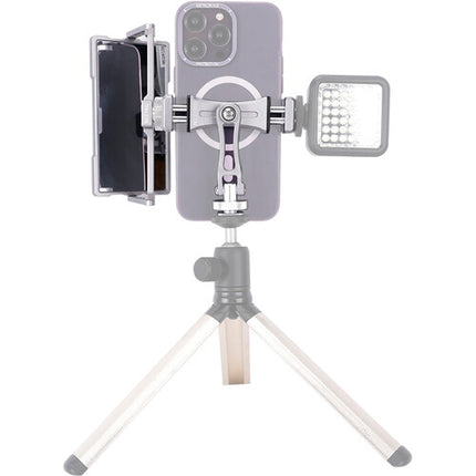 Soporte de aluminio Niceyrig para smartphone con espejo giratorio 5.5 a 7 pulgadas