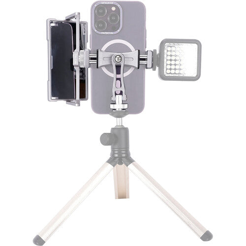 Soporte de aluminio Niceyrig para smartphone con espejo giratorio 5.5 a 7 pulgadas