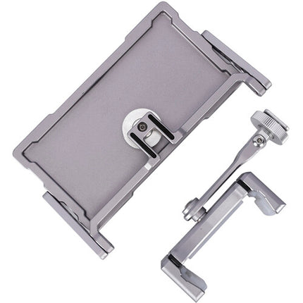 Soporte de aluminio Niceyrig para smartphone con espejo giratorio 5.5 a 7 pulgadas