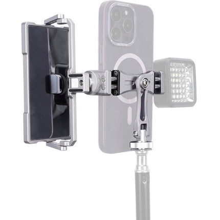 Soporte de aluminio Niceyrig para smartphone con espejo giratorio 5.5 a 7 pulgadas