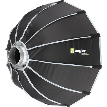 Angler FastBox STUDIO Softbox Profundidad 12 Lados 28 Pulgadas con Rejilla 40°
