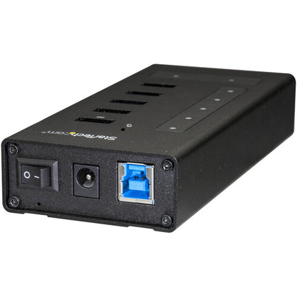 StarTech Hub USB-C Montable 7 Puertos 5 Gb/s 36W Adaptador AC