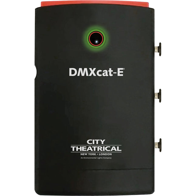 City Theatrical DMXcat-E Herramienta de prueba Ethernet multifuncional PoE y USB-C