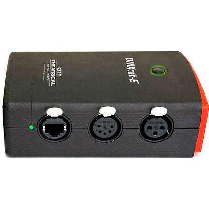 City Theatrical DMXcat-E Herramienta de prueba Ethernet multifuncional PoE y USB-C