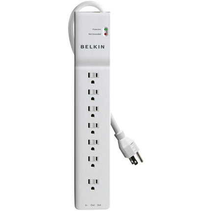 Belkin Protector Contra Sobretensiones 7 Enchufes 2160 Joule 6 Pies Blanco