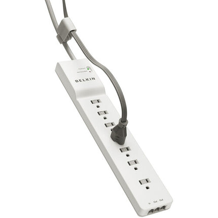 Belkin Protector Contra Sobretensiones 7 Enchufes 2160 Joule 6 Pies Blanco