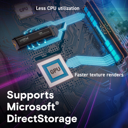 Crucial 2TB T500 PCIe 4.0 x4 SSD interno M.2 2280 7400 MB/s lectura