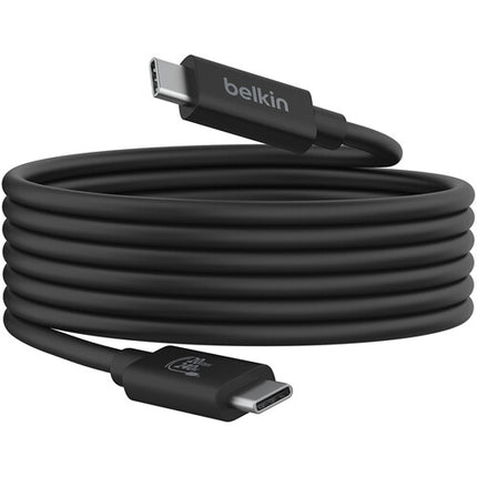 Belkin Connect Cable USB-C USB4 240W 6.6' 20 Gb/s 4K 60 Hz
