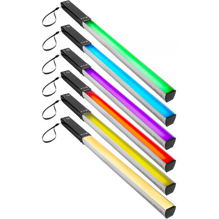 Raya Brite Stix Varita LED RGB V3 15 pulgadas Kit de 2 luces con control IR