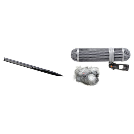 Sennheiser MKH 416-P48U3 Micrófono Shotgun Resistente Humedad 40 Hz-20 kHz con Kit Rycote Super-Shield