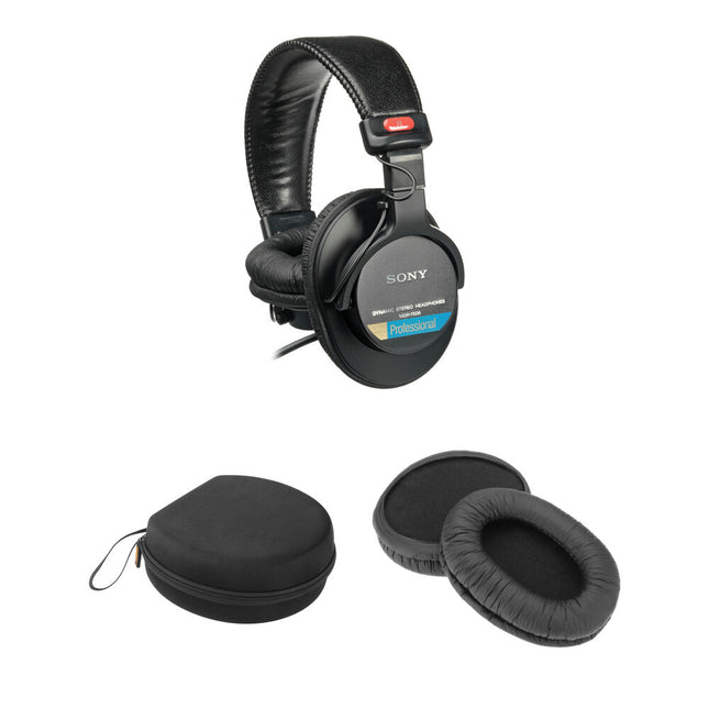 Sony MDR-7506 Auriculares con Almohadillas de Piel de Oveja y Estuche de Viaje