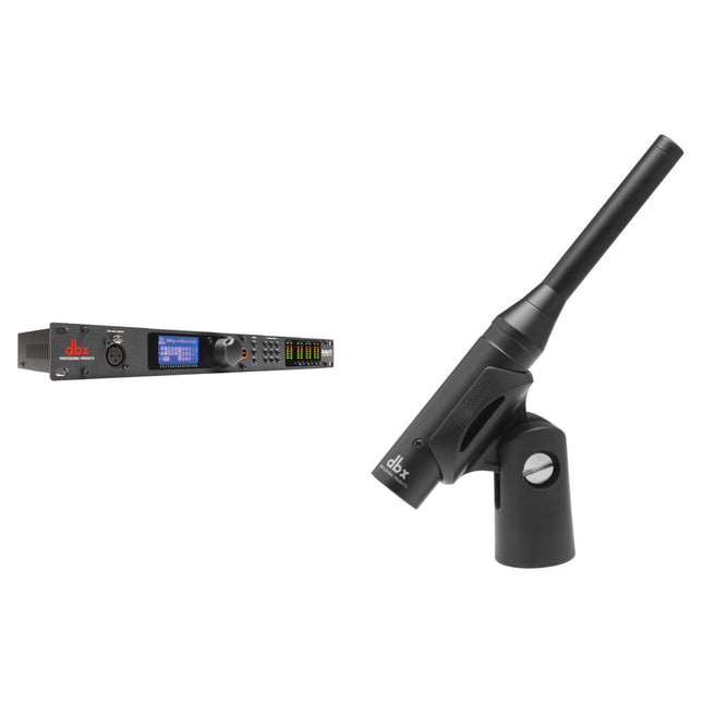dbx DriveRack PA2 Kit de gestión de altavoces con micrófono RTA-M omnidireccional