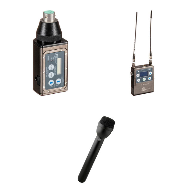 Lectrosonics L Series Sistema Inalámbrico Micrófono Plug-On Cámara con Micrófono RE50B 4 Horas Batería 350 Pies Alcance