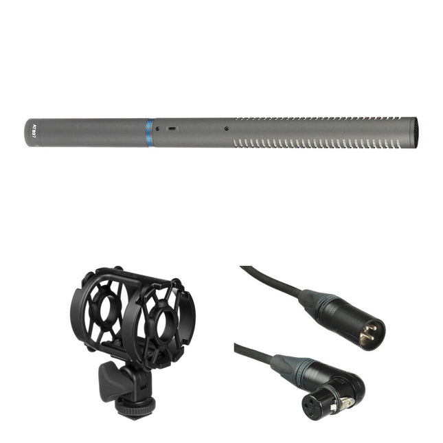 Audio-Technica AT897 Micrófono Escopeta Kit con Filtro 80 Hz y Shockmount