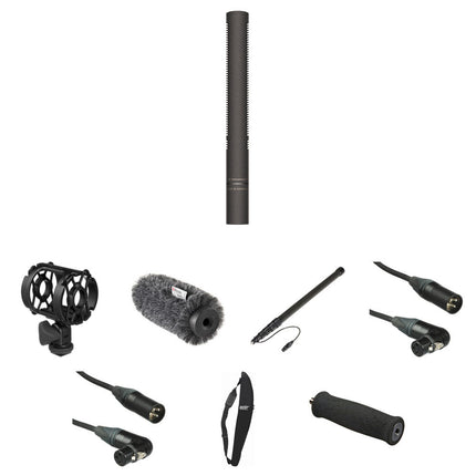 Sennheiser MKH 8060 Micrófono Corto Shotgun Resistente a Humedad Kit Deluxe Grabación