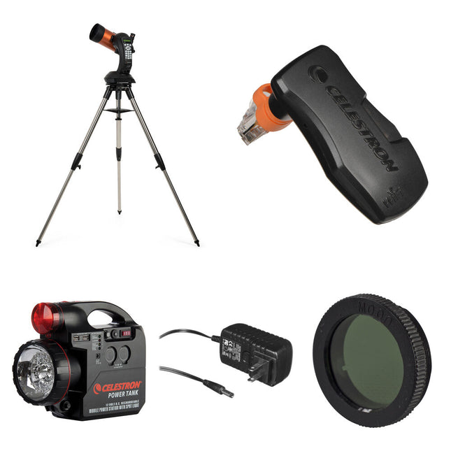 Celestron NexStar 4SE 102mm f13 Maksutov-Cassegrain Telescopio GoTo con Tripode y Accesorios