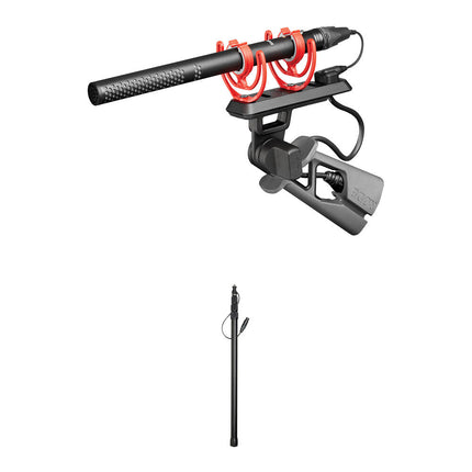 RODE NTG5 Micrófono Escopeta Corto Kit con Boompole K-Tek Resistente Humedad