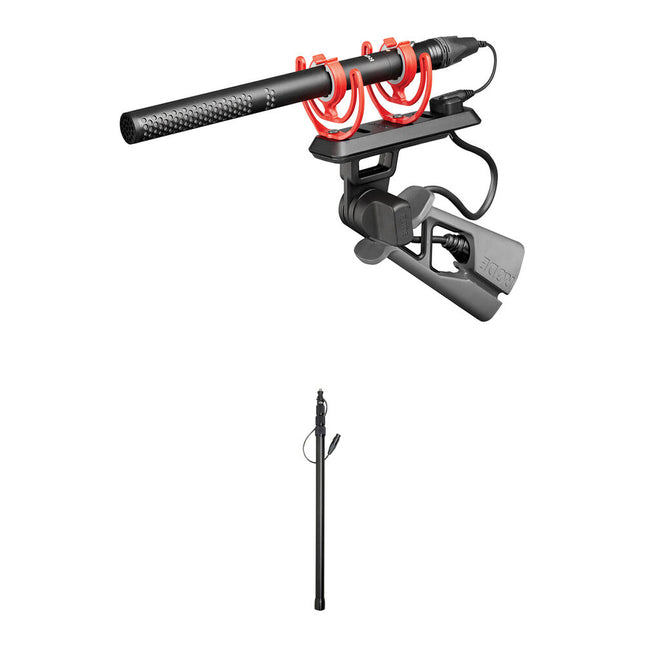 RODE NTG5 Micrófono Escopeta Corto Kit con Boompole K-Tek Resistente Humedad