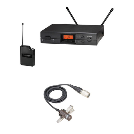 Audio-Technica 2000 Series ATW-2110b Sistema Inalámbrico UHF 10 Canales Lavalier Cardioide