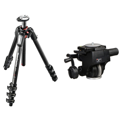 Manfrotto MT055CXPRO4 trípode fibra carbono altura 186 cm carga 9 kg cabeza 400 geared