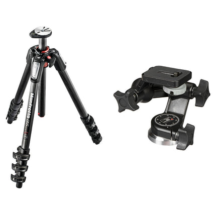 Manfrotto MT055CXPRO4 Tripié Fibra Carbono Altura 180 cm Carga 3 kg Cabezal 3D