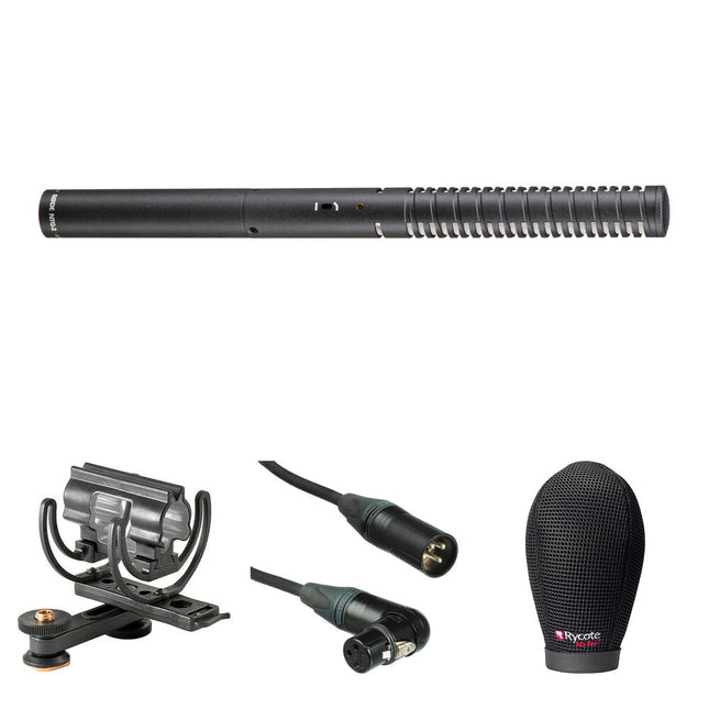 RODE NTG2 Micrófono Shotgun Kit con Filtro 80 Hz y Cable XLR