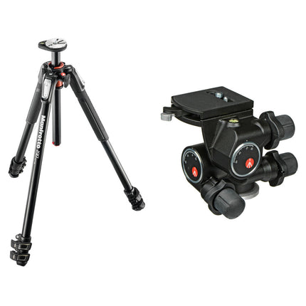 Manfrotto MT190XPRO3 trípode de aluminio 68.1" con cabeza mecánica 410