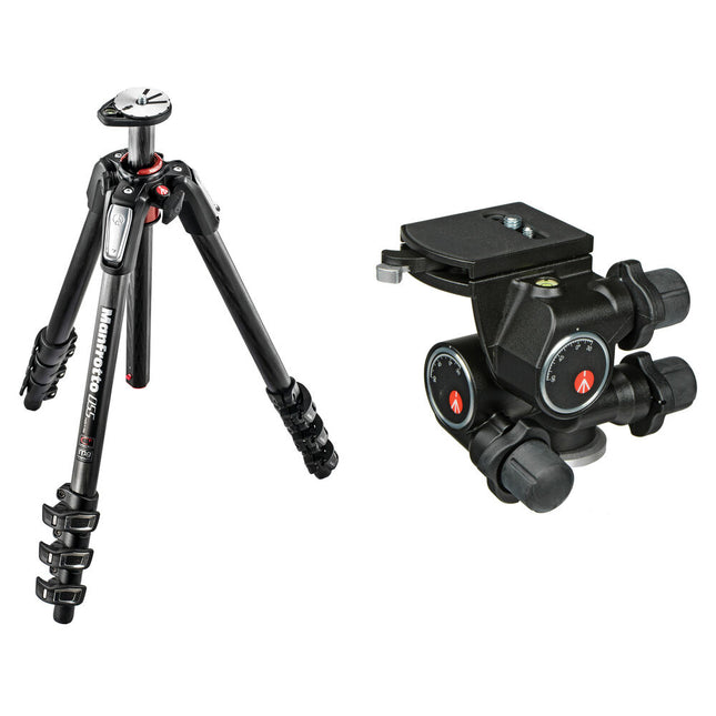 Manfrotto MT055CXPRO4 Trípode de Fibra de Carbono 72" Capacidad 11 lb con Cabezal 410