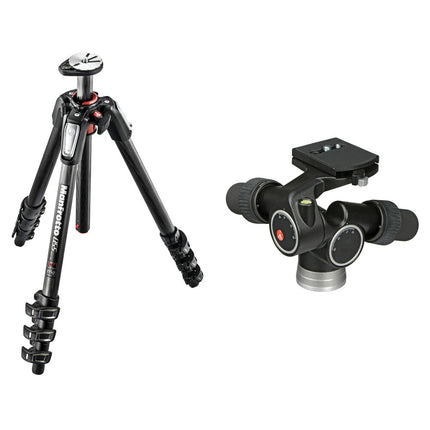 Manfrotto MT055CXPRO4 Trípode de Fibra de Carbono 73.2" 16.5 lb con Cabezal 405 Pro Digital