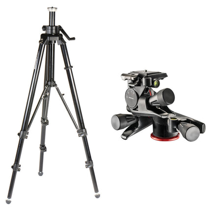 Manfrotto 475B Tripié Profesional con Columna Engranada Altura Máx 79.1"