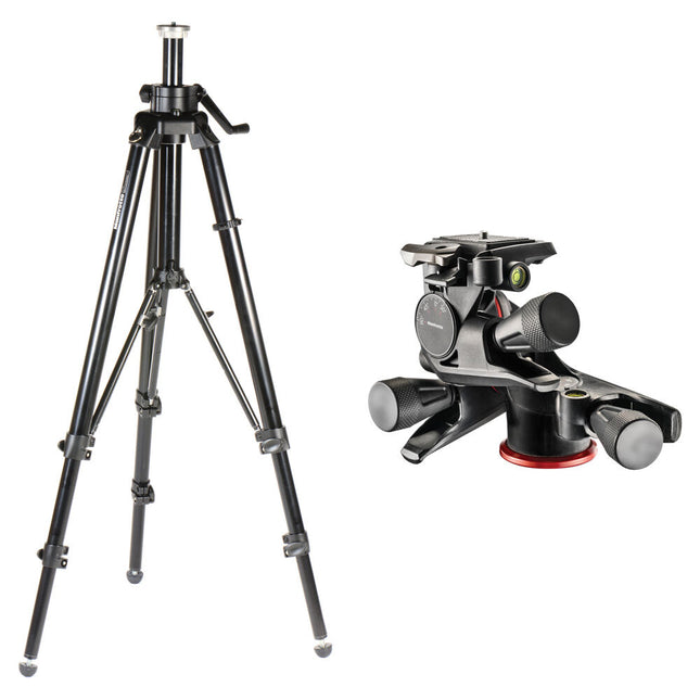 Manfrotto 475B Tripié Profesional con Columna Engranada Altura Máx 79.1"