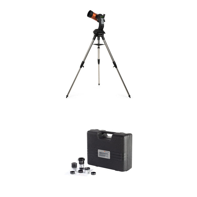 Celestron NexStar 4SE Telescopio Maksutov-Cassegrain 102mm f13 Kit Observador 8 Piezas