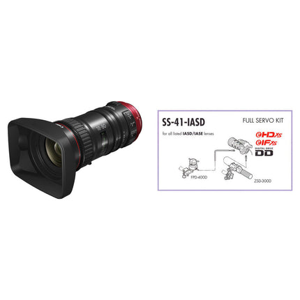 Canon COMPACT-SERVO 18-80mm T4.4 EF Lente Zoom Servo con Kit SS-41-IASD