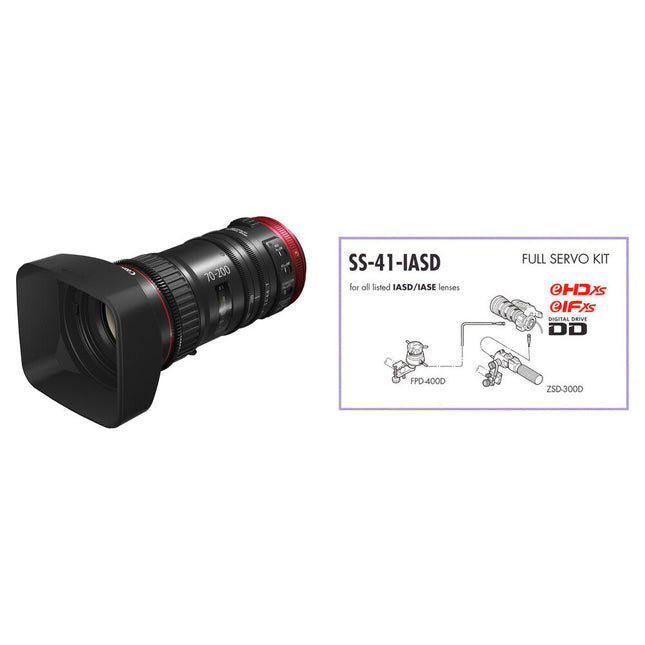 Canon CN-E 70-200mm T4.4 Zoom cine servo Compacto EF montura 4K HDR Super35
