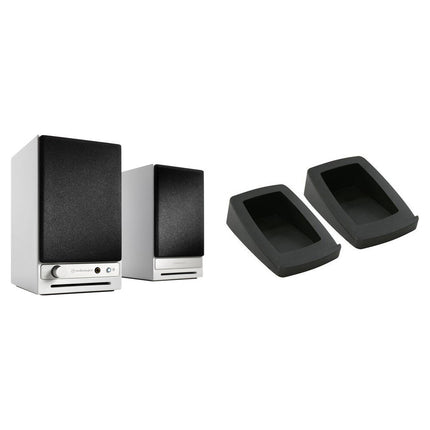 Audioengine HD3 Sistema de Altavoces Bluetooth con Amplificador 15W Pieza Blanca Brillante