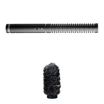 RODE NTG1 Micrófono Shotgun Kit con Windshield Deluxe y filtro Low-Cut 80 Hz