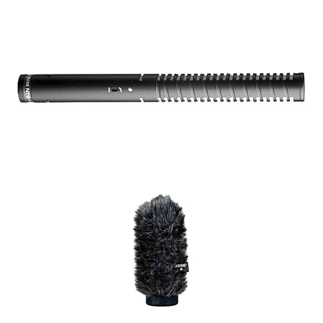 RODE NTG1 Micrófono Shotgun Kit con Windshield Deluxe y filtro Low-Cut 80 Hz
