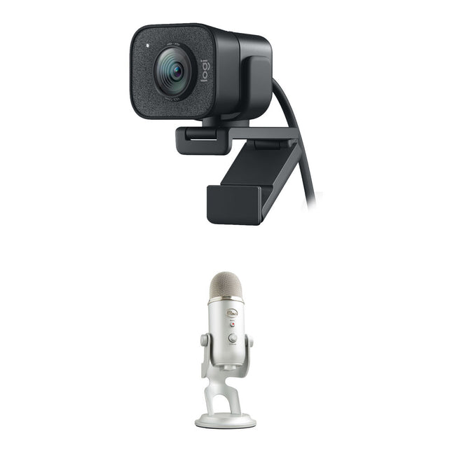 Logitech StreamCam Webcam Full HD 1080p 60fps Kit Mic USB Blue Yeti