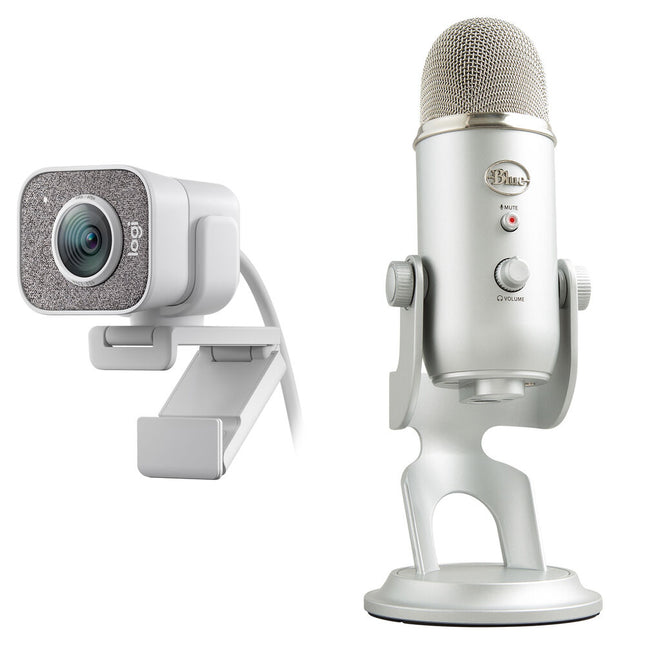 Logitech StreamCam Kit de Streaming con Webcam 1080p 60fps y Micrófono USB Blue Yeti