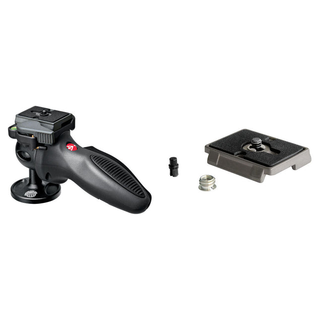 Manfrotto 324RC2 Cabeza de Bola con capacidad 3.5 kg y placas 200PL-14 y 200PL