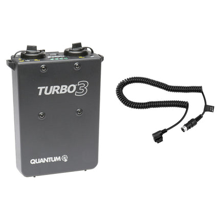 Quantum Instruments Turbo 3 Batería Recargable Kit para Flash Canon 1050 Destellos Tiempo Reciclaje 1 Segundo
