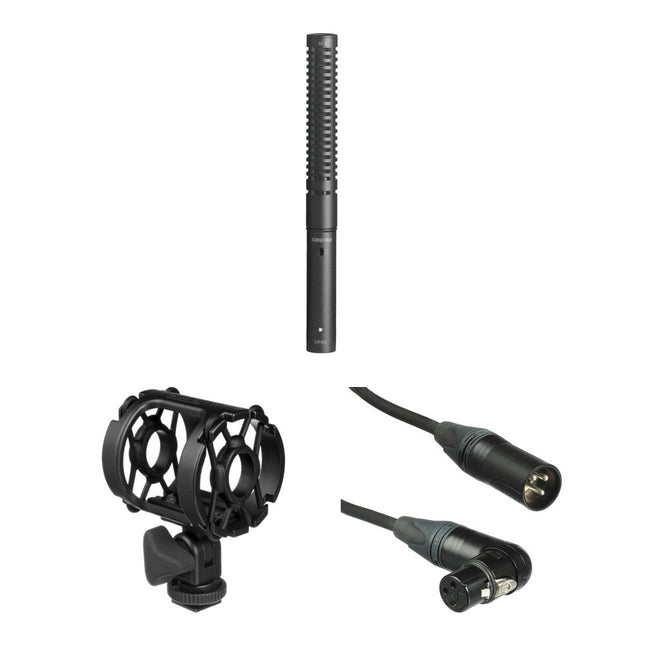 Shure VP89S Micrófono Short Shotgun Kit Ángulo 70° Cable XLR