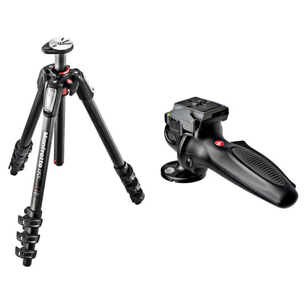 Manfrotto MT055CXPRO4 Trípode de Fibra de Carbono 70.9" 12.1 lb con Cabezal 327RC2
