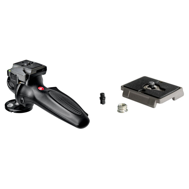 Manfrotto 327RC2 cabezal esférico capacidad 5.5 kg con placas de liberación rápida 200PL-14 y 200PL